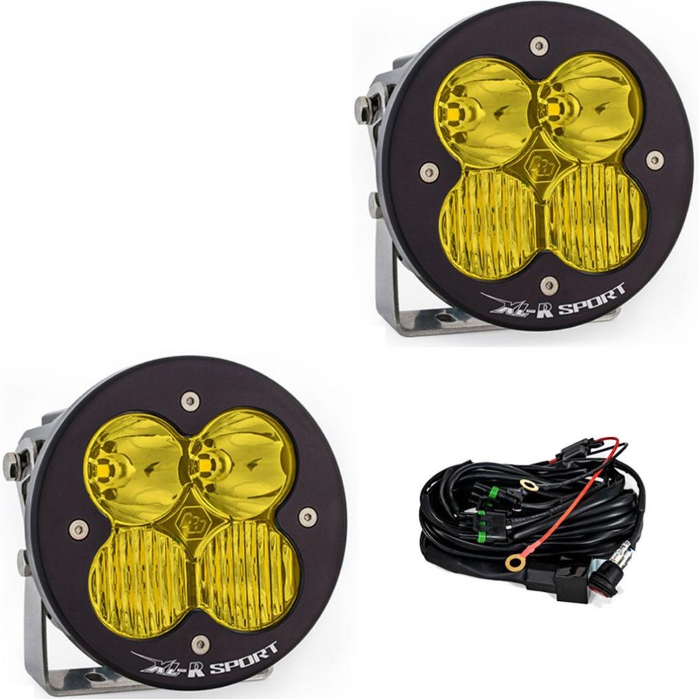 Baja Designs 577813 XL-R Sport 5.24x5.24" Driving/Combo LED Auxiliary Light Pod Pair
