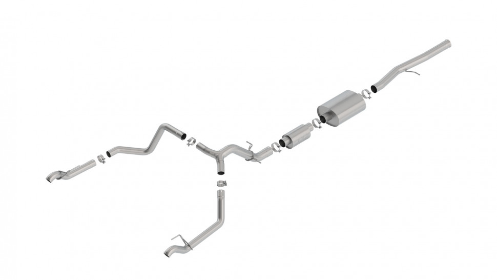 Borla 140773 Cat-Back Exhaust System Chevrolet Silverado/GMC Sierra 1500 19-22