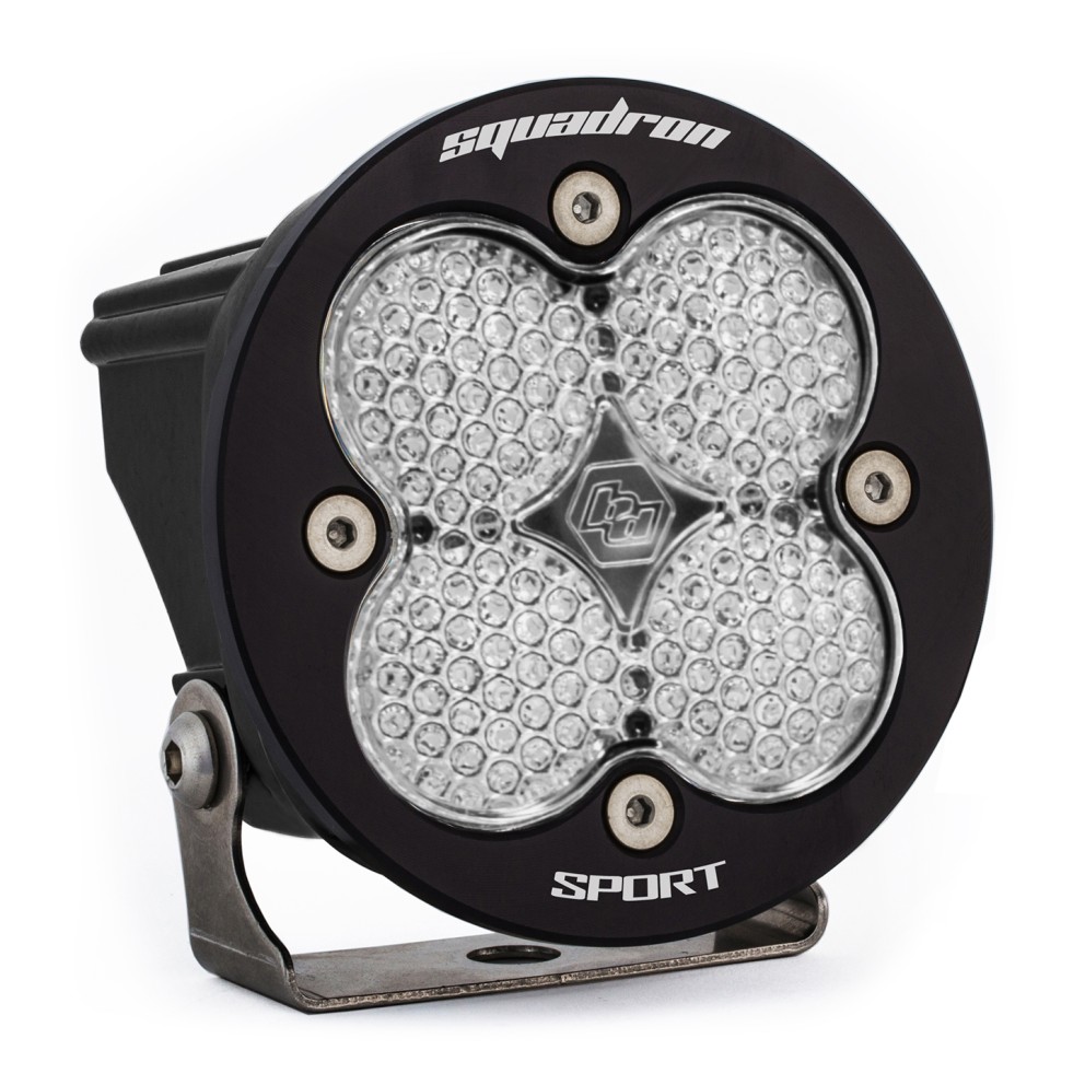 Дополнительная LED фара 3.5"x3.5" Рабочий/Широкий свет Squadron-R Sport LED Light Baja Designs 580006