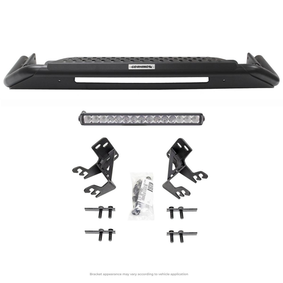 Go Rhino 5629720LT RC3 LR Bull Bar Skid Plate With Mounting Brackets Chevrolet Silverado 1500 19-22