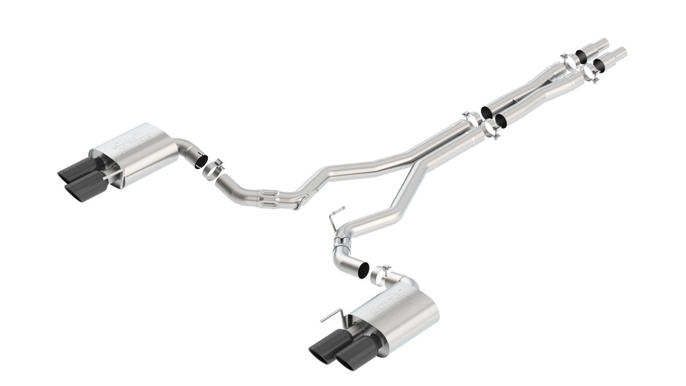 Выхлопная система Cat-Back Ford Mustang 18-23 Atak Borla 140746BC