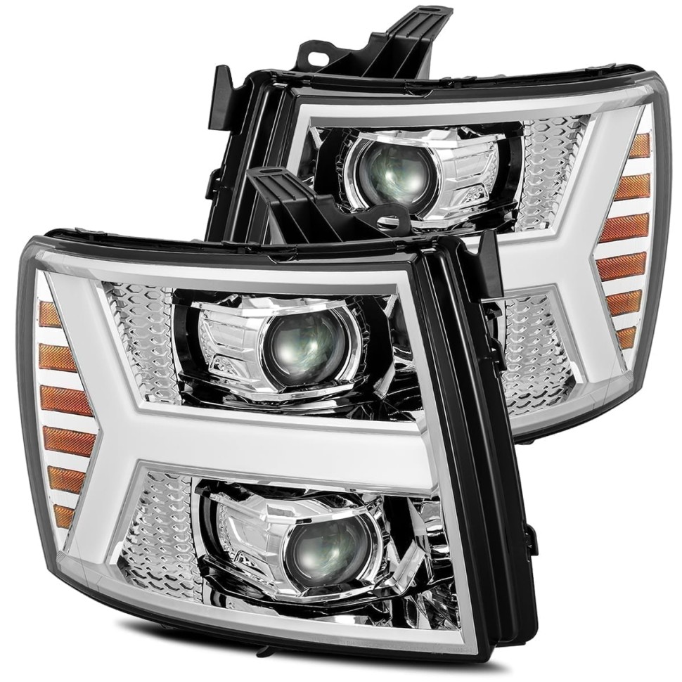 Комплект передних галогеновых фар Chevrolet Silverado 1500/2500/3500 07-14 PRO-Series AlphaRex 880204