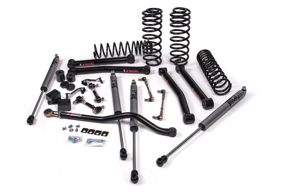 JKS JSPEC123KFP J-Konnect Suspension Lift Kit 3.5" W/FOX 2.0 Performance Series Shocks/Standard Coils Jeep Wrangler JL 18-22 4Door