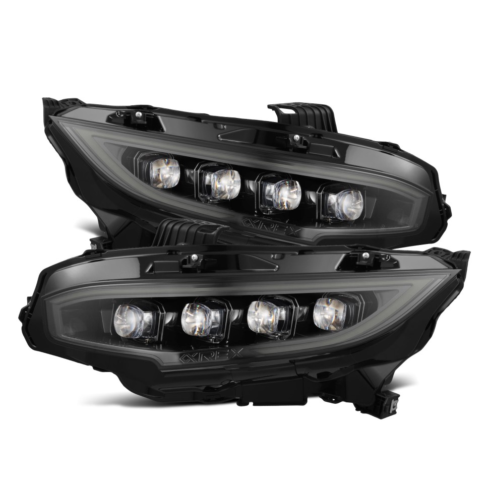 Комплект передних Led фар Honda Civic 16-21 NOVA-Series AlphaRex 880492
