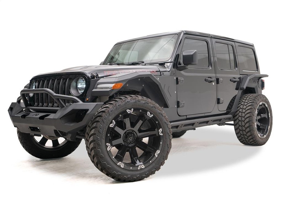 Пороги Rock Sliders Jeep Wrangler JL 18-26 4 Door Fab Fours JL18-G1750-1