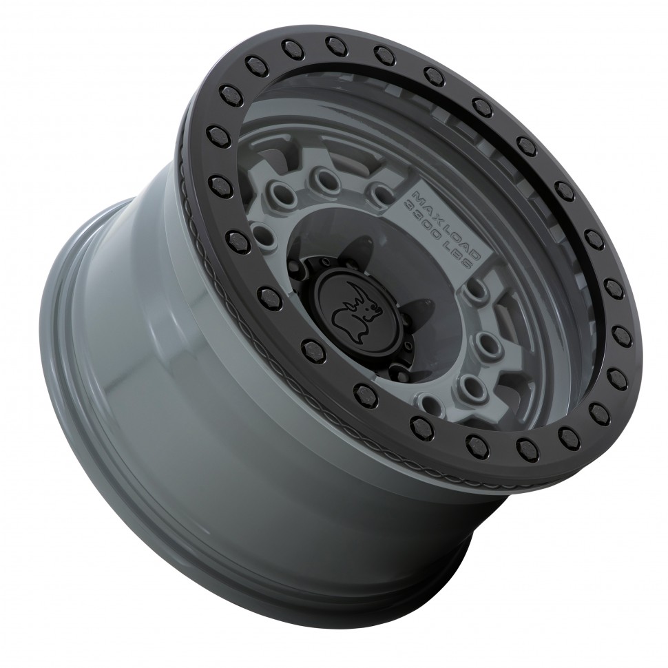 Колісний диск Black Rhino Avenger Beadlock Battleship Gray W/Black Hardware 17x8.5 ET-30 1785AVG-06140G12