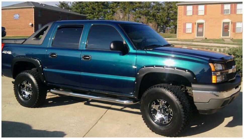 Bushwacker 40932-02 Pocket Style Fender Flares Set 4 PC Chevrolet Avalanche 07-13