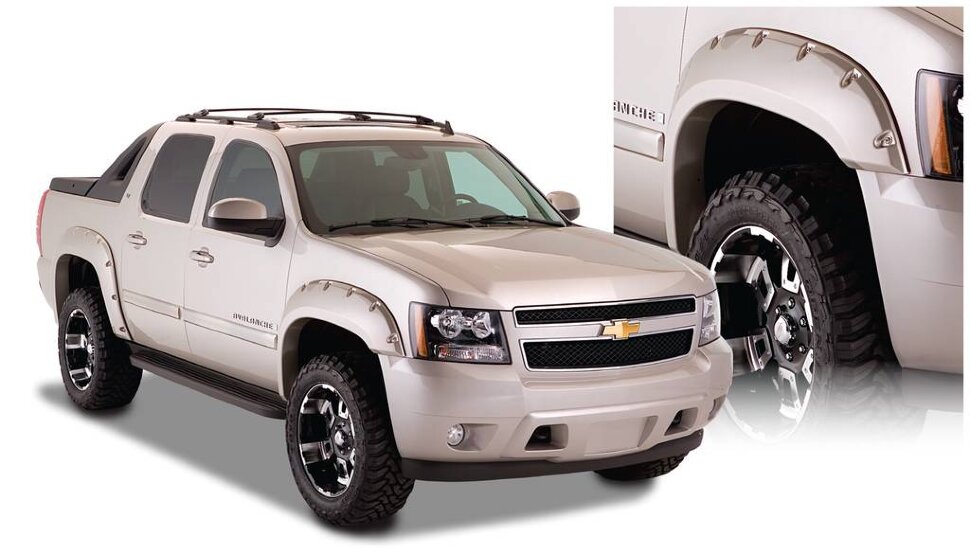 Bushwacker 40932-02 Pocket Style Fender Flares Set 4 PC Chevrolet Avalanche 07-13