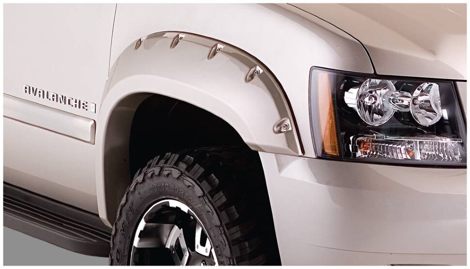 Bushwacker 40932-02 Pocket Style Fender Flares Set 4 PC Chevrolet Avalanche 07-13