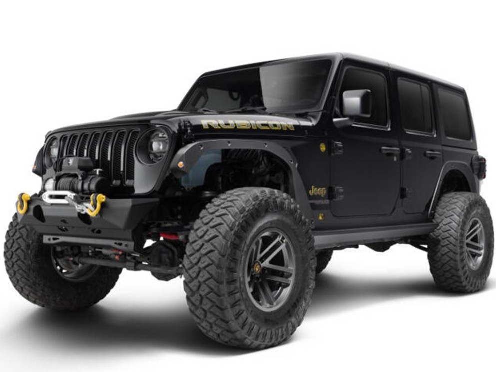 Bushwacker 14096 Trail Armor Fender Flares Set 4 PC Jeep Wrangler JL 18-25