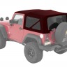 Bestop 5482268 Supertop NX Soft Top Jeep Wrangler JK 07-18 2 Door (Crushed Red Pepper)