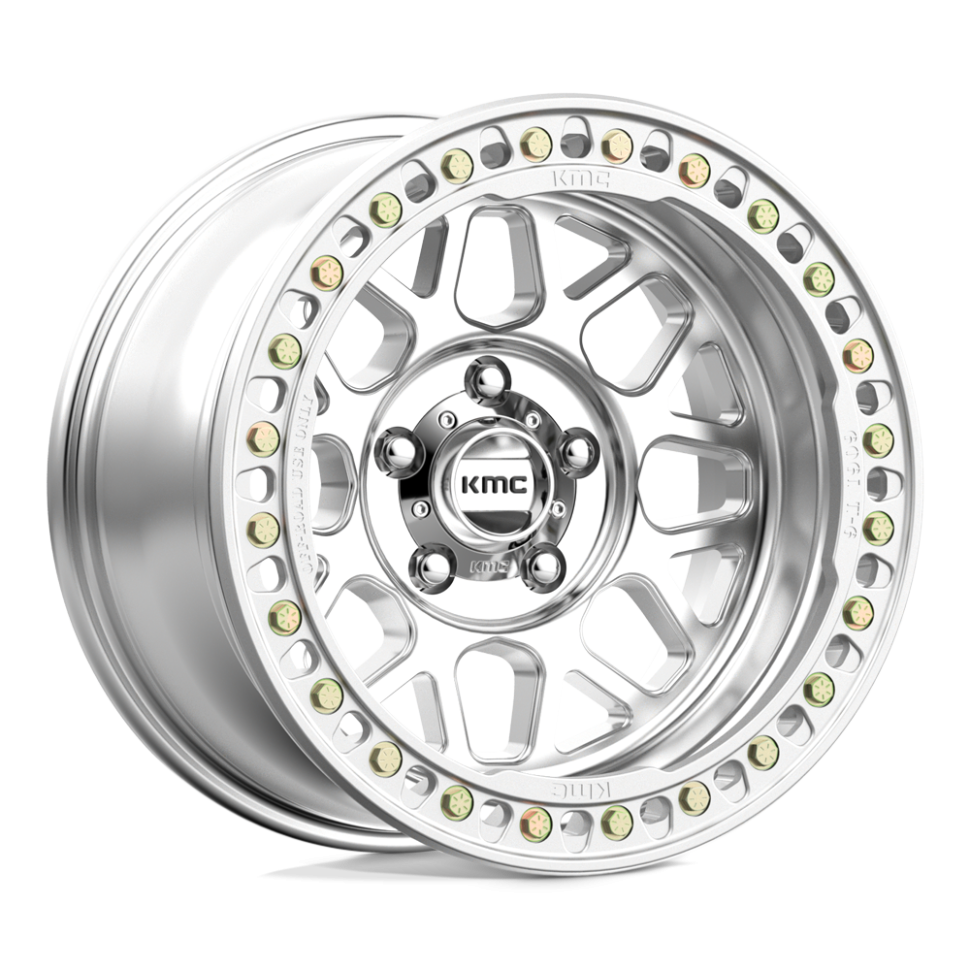 KMC Wheels KM23578550500 Grenade Crawl Beadlock Wheel Machined 17x8.5