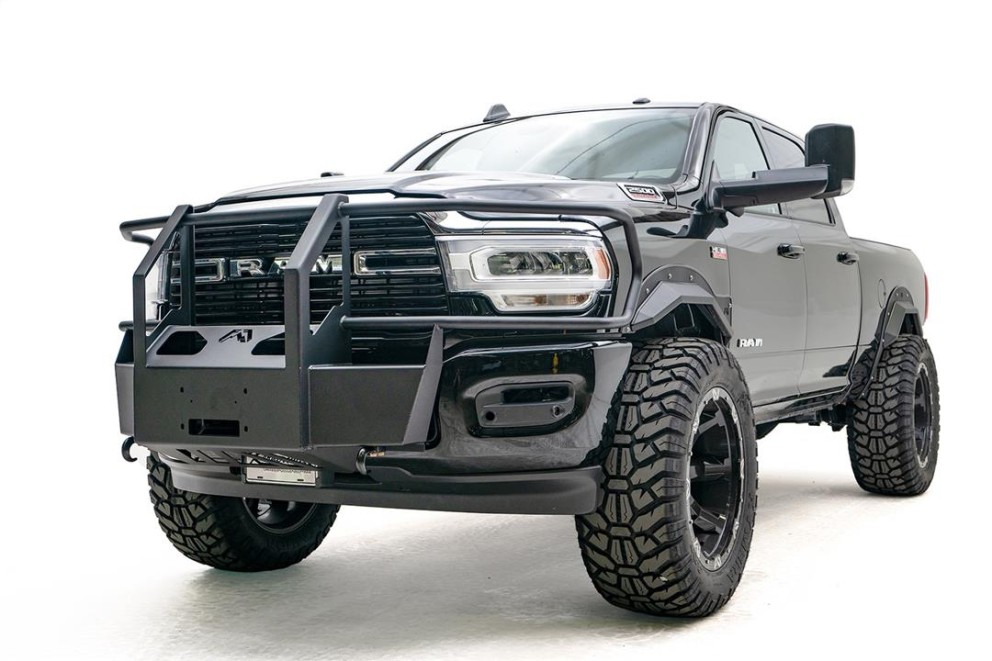 Fab Fours DR19-N4470-1 Winch Mount with Full Grille Guard Dodge Ram 2500/3500 19-24
