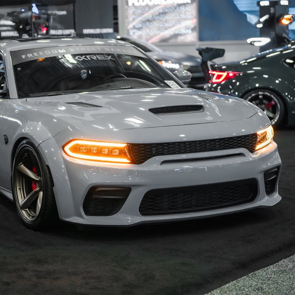 Комплект передних Led фар Dodge Charger 15-23 NOVA-Series AlphaRex 880500