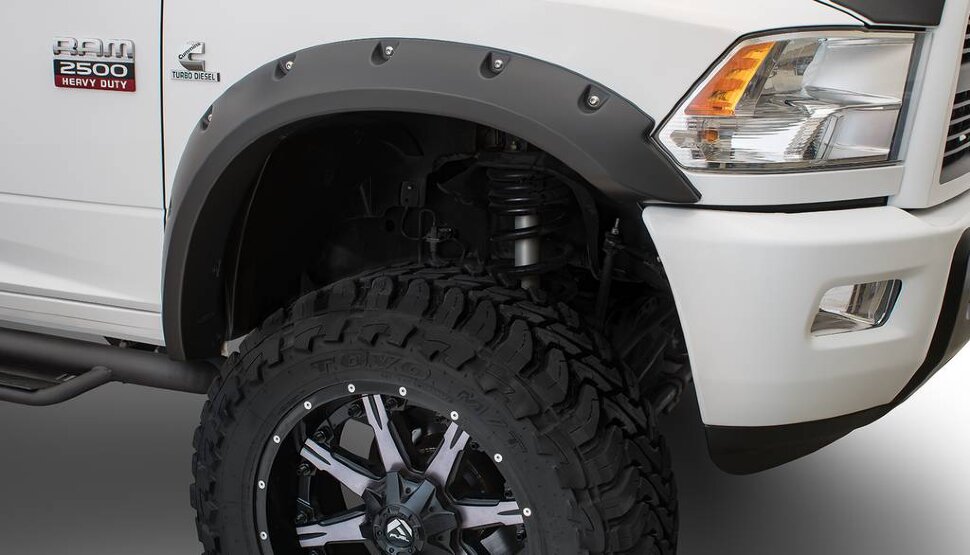 Расширители колесных арок Dodge Ram 2500/3500 10-18 перед 2шт. Max Coverage Bushwacker 50051-02