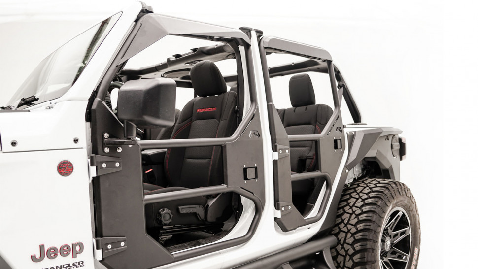 Літні трубні двері передні Jeep Wrangler JL 18-22 Fab Fours JL1030-1