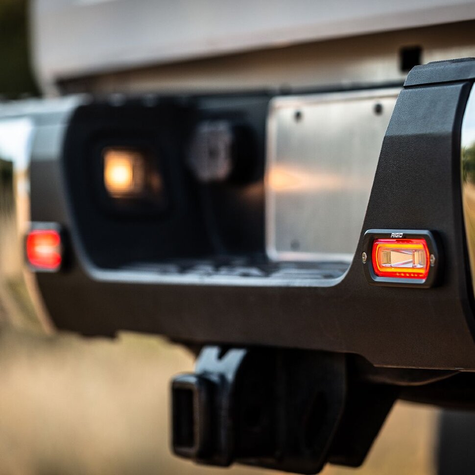 Rigid Industries 53223 SR-L Light (Pair) W/Backlit Amber 4.5x1.5" Wide/Drive