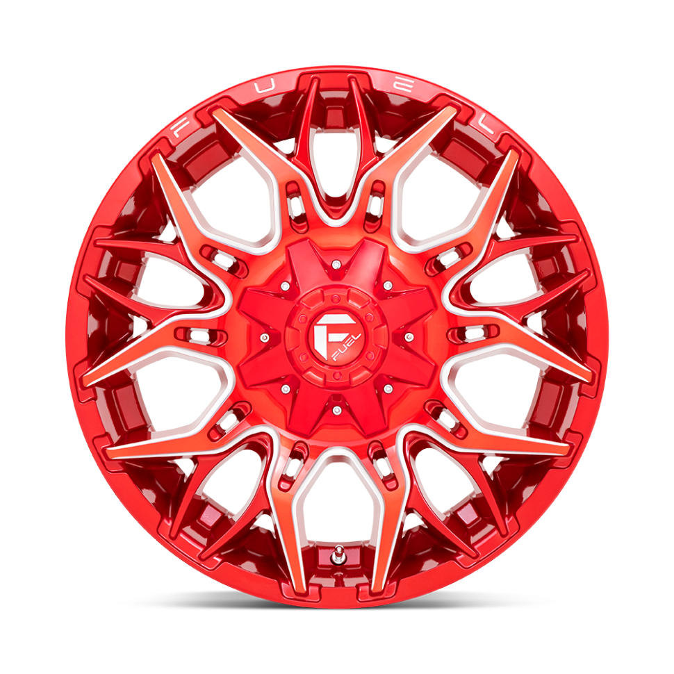 Колесный диск Fuel Off Road Twitch Candy Red Milled 22x12 ET-44 D77122201847