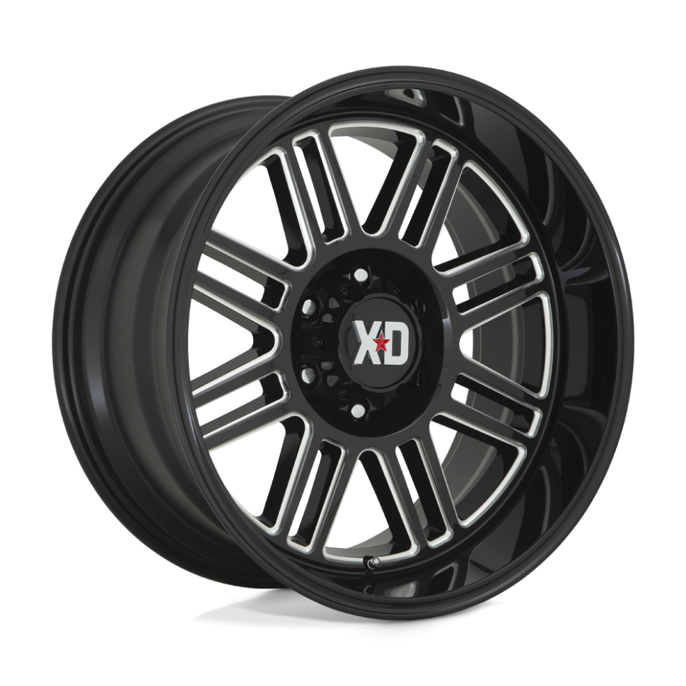 XD Wheels XD85022063318N Cage Wheel Gloss Black Milled 22x10 -18