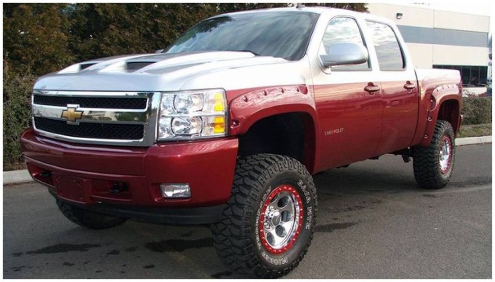 Розширювачі колісних арок Chevrolet Silverado 1500 07-13 к-кт 4 шт. Pocket Style Bushwacker 40942-02