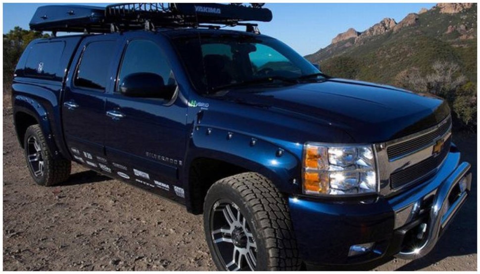 Розширювачі колісних арок Chevrolet Silverado 1500 07-13 к-кт 4 шт. Pocket Style Bushwacker 40942-02