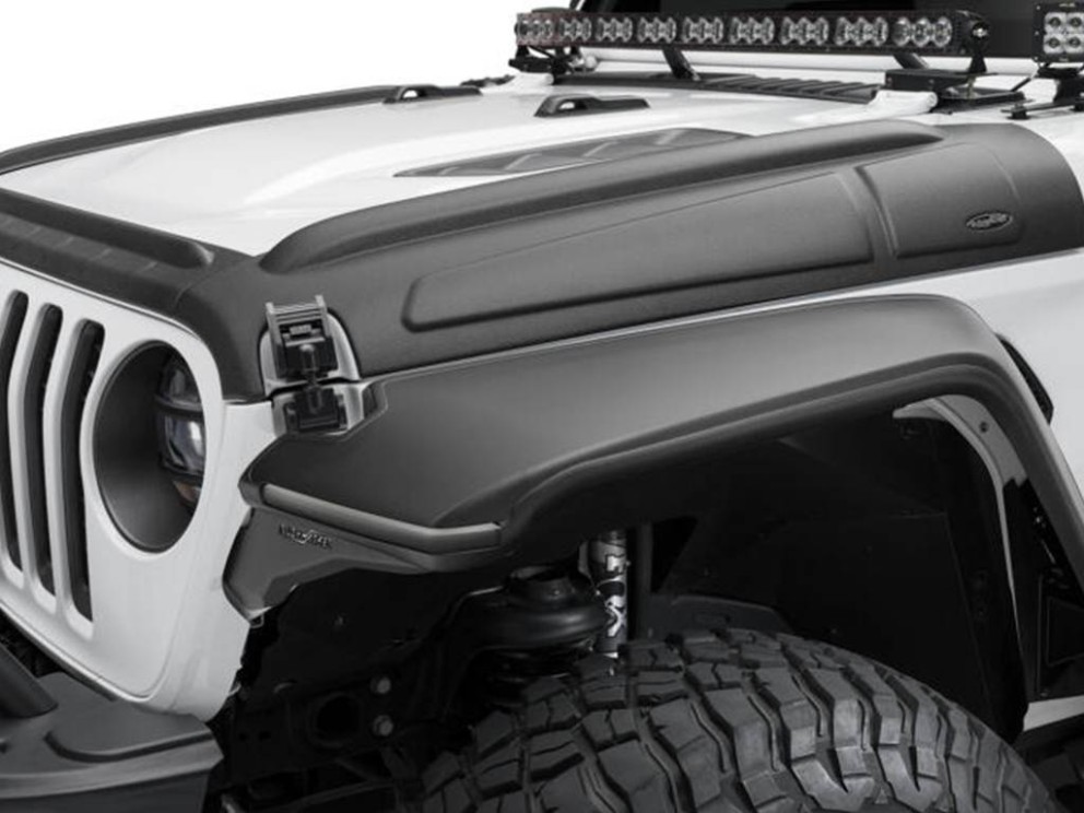 Защитa капота Jeep Wrangler JK 07-18 Trail Armor Bushwacker 14129