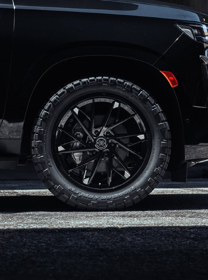 Колісний диск Raised Wheels 801 Gloss Black Milled 20x10 ET -18 MR80121087518N