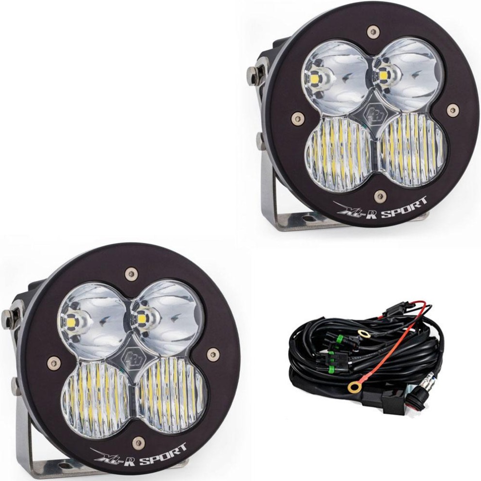 Baja Designs 577803 XL-R Sport 5.24x5.24" Driving/Combo LED Auxiliary Light Pod Pair