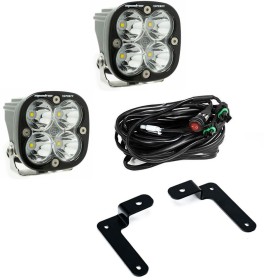 Baja Designs 447504 Squadron Sport Spot A-Pillar LED Light Kit Jeep Wrangler JL/Gladiator JT 18-25