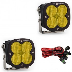 Baja Designs 567815 XL Sport 4.43"x4.43" Wide Led Off-Road Light Pair