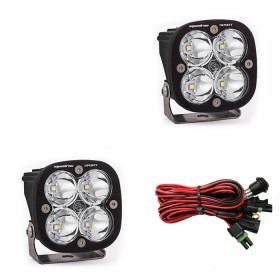 Baja Designs 557801 Squadron Sport 3.07"x3.07" Spot Led Off-Road Light Pair