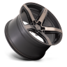 Niche Road Wheels M271188065+30 Teramo Wheel Matte Black W/Double Dark Tint Face 18x8 +30
