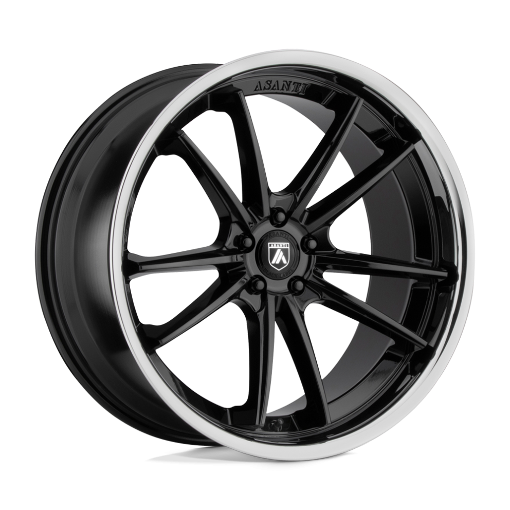 Колесный диск Asanti Wheels Sigma Gloss Black W/Chrome Lip 22x9 ET+32 ABL23-22905232BK