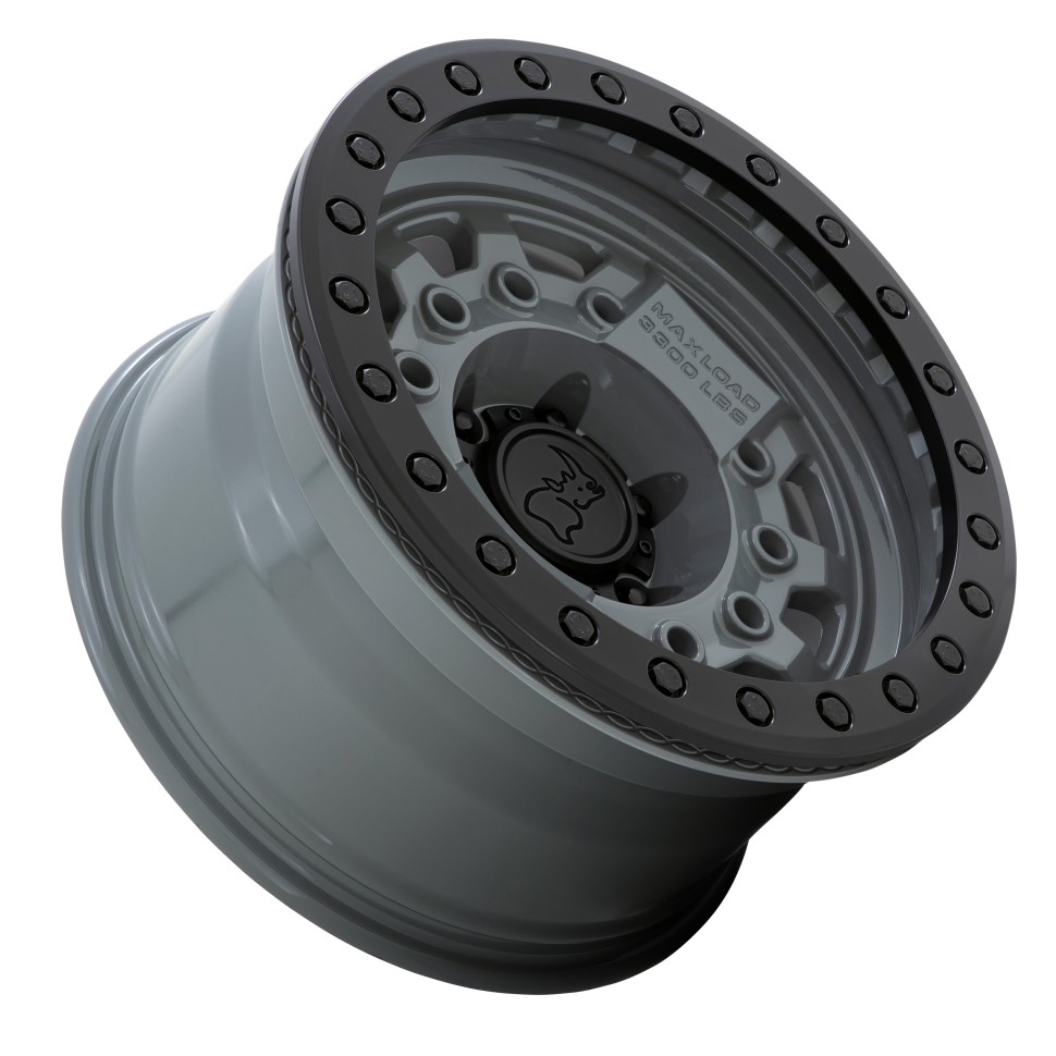 Колісний диск Black Rhino Avenger Beadlock Battleship Gray W/Black Hardware 17x8.5 ET-32 1785AVG-25127G71