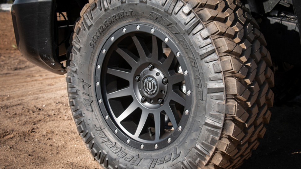 Icon Vehicle Dynamics 2020107350SB Compression Wheel Satin Black 20x10 -12