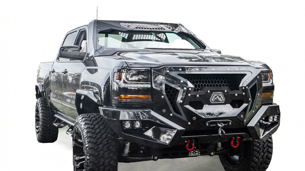 Захист лобового скла Chevrolet Silverado 1500 16-18 Fab Fours VC3800-1