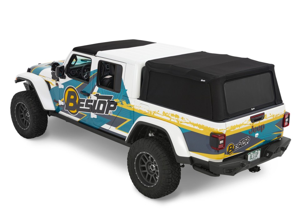 Мягкий кунг Supertop Truck 2 Black Diamond Jeep Gladiator JT 20-26 5' Bestop 7732635