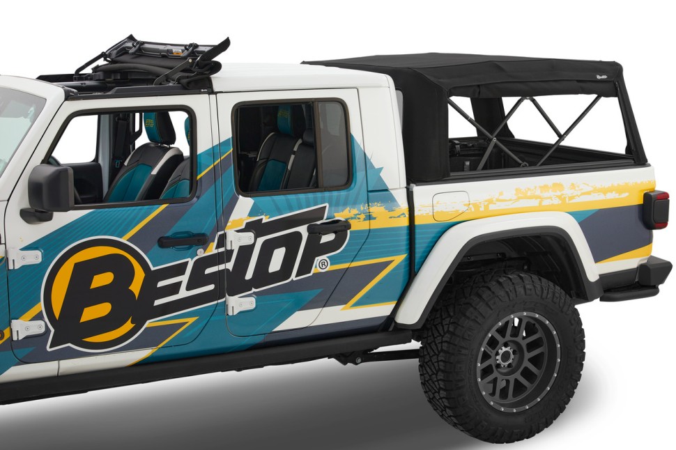 Мягкий кунг Supertop Truck 2 Black Diamond Jeep Gladiator JT 20-26 5' Bestop 7732635