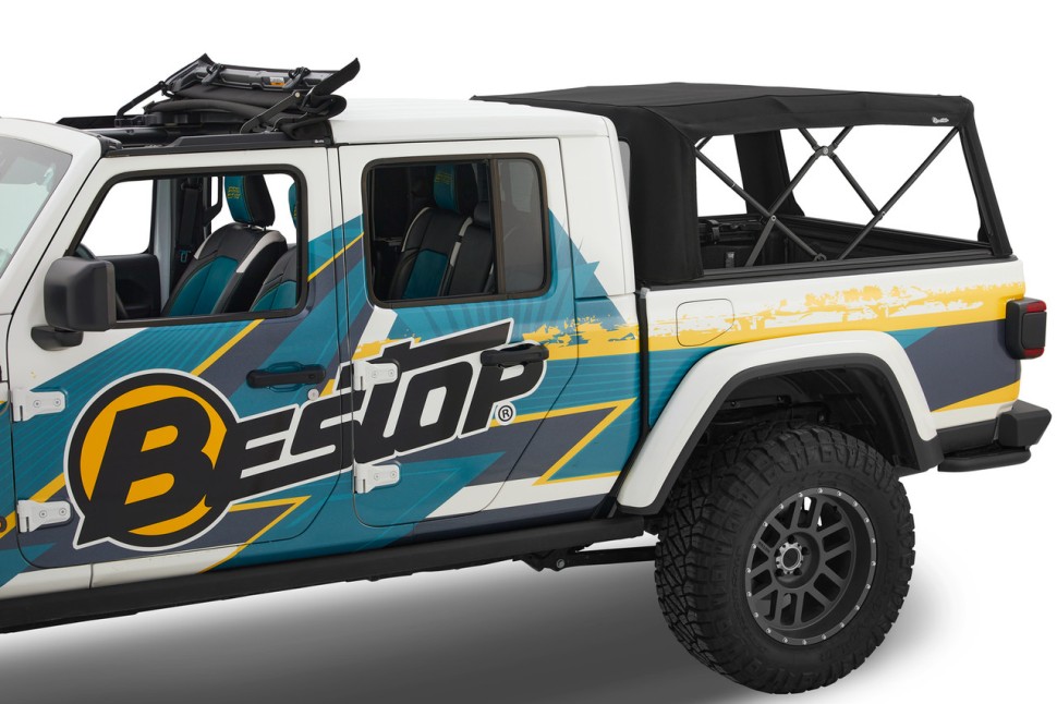 Мягкий кунг Supertop Truck 2 Black Diamond Jeep Gladiator JT 20-26 5' Bestop 7732635