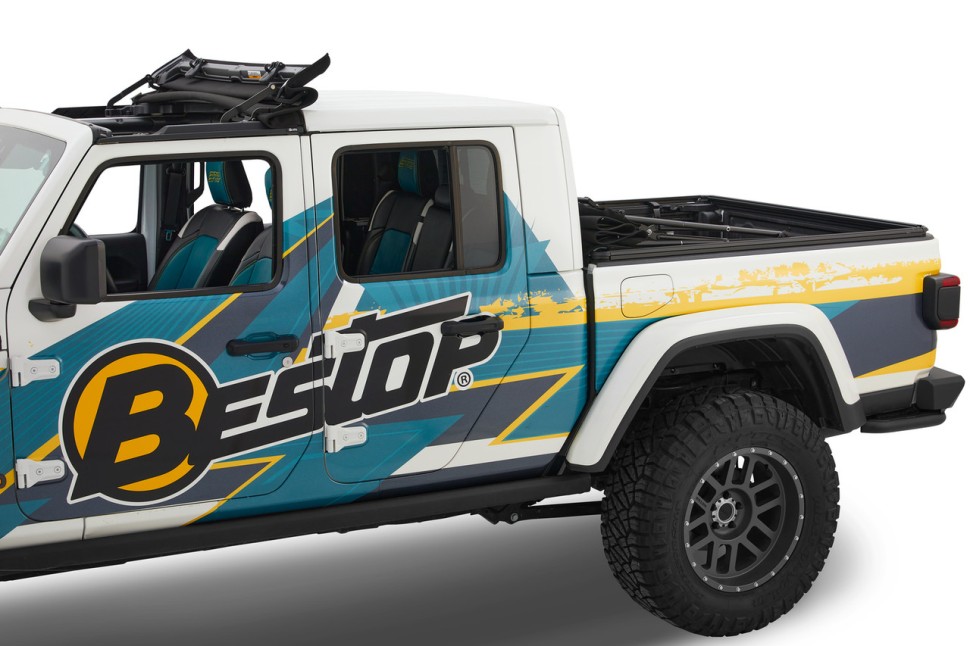 Мягкий кунг Supertop Truck 2 Black Diamond Jeep Gladiator JT 20-26 5' Bestop 7732635