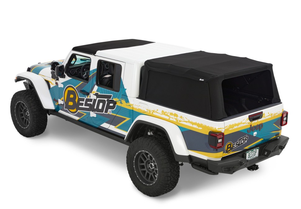 Мягкий кунг Supertop Truck 2 Black Diamond Jeep Gladiator JT 20-26 5' Bestop 7732635