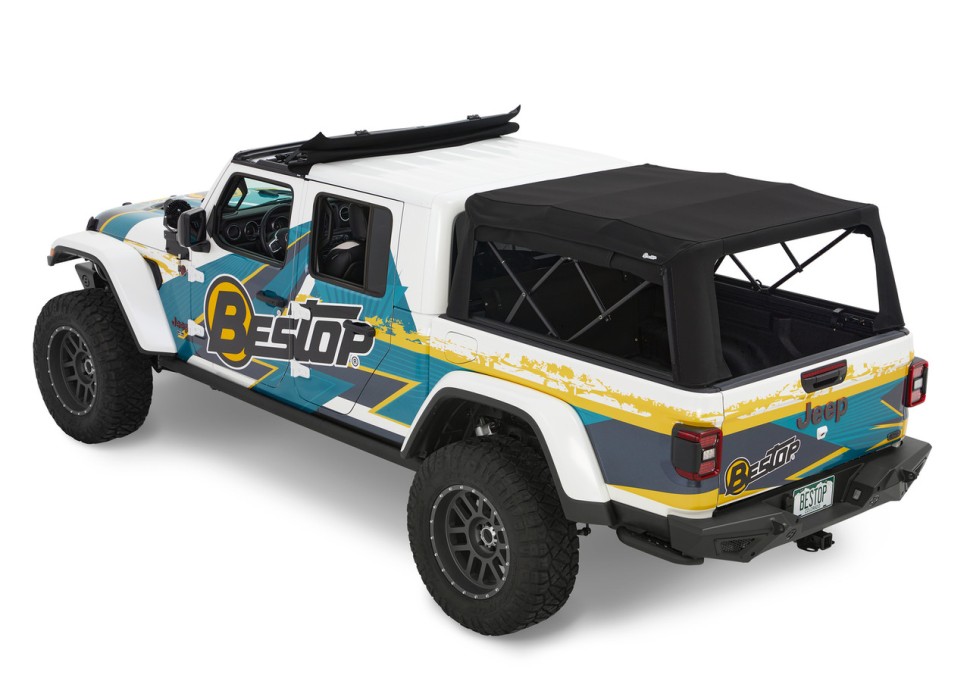 Мягкий кунг Supertop Truck 2 Black Diamond Jeep Gladiator JT 20-26 5' Bestop 7732635
