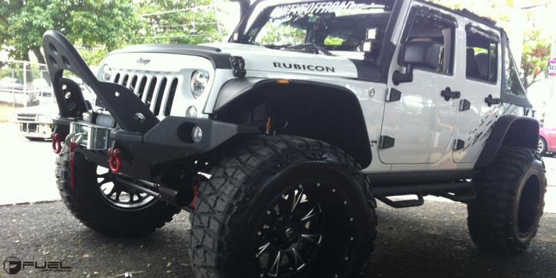 Колесный диск Fuel Off Road Throttle Matte Black Milled 17x9 ET+1 D51317909850