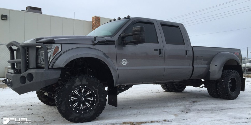 Колесный диск Fuel Off Road Throttle Matte Black Milled 17x9 ET+1 D51317909850