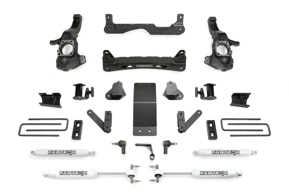 Лифт комплект подвески Chevrolet Silverado/GMC Sierra 3500 20-24 Lift 4" Fabtech K1202