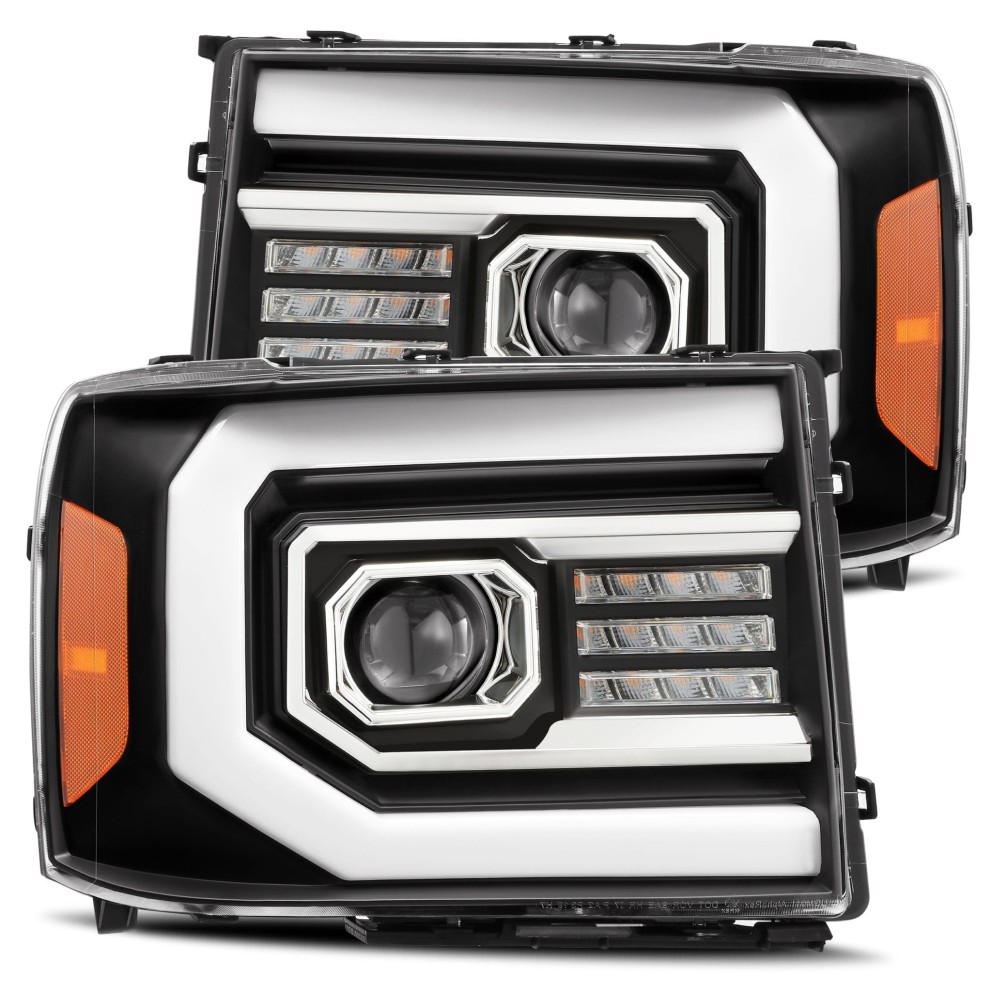 Комплект передних галогеновых фар GMC Sierra 1500/2500/Sierra 3500 07-14 PRO-Series AlphaRex 880606