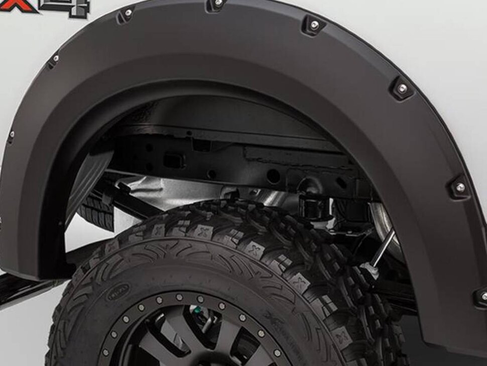 Bushwacker 40090-02 Max Coverage Fender Flares Set 2PC Rear Chevrolet Silverado 1500 14-19