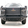 Передний бампер с защитной дугой Black Steel Chevrolet Silverado 2500/3500 07-10 Fab Fours CH08-S2060-1