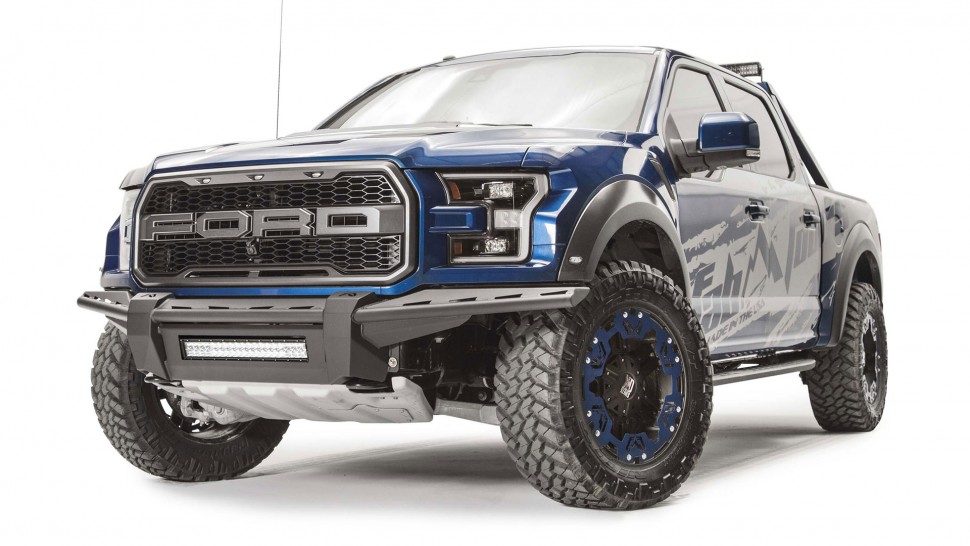 Fab Fours FF17-D4371-1 Aero Front Bumper Ford F-150 Raptor 17-20