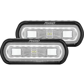 Rigid Industries 53120 SR-L Light (Pair) W/Backlit White 4.5x1.5" Wide/Drive